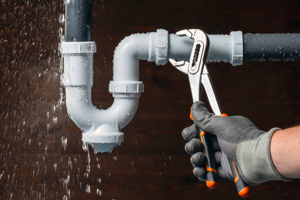 Professional Water Line Repair technician working in Falcon, MS